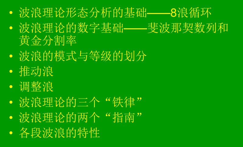 波浪理论数学结构8浪循环要点图解（完美版）